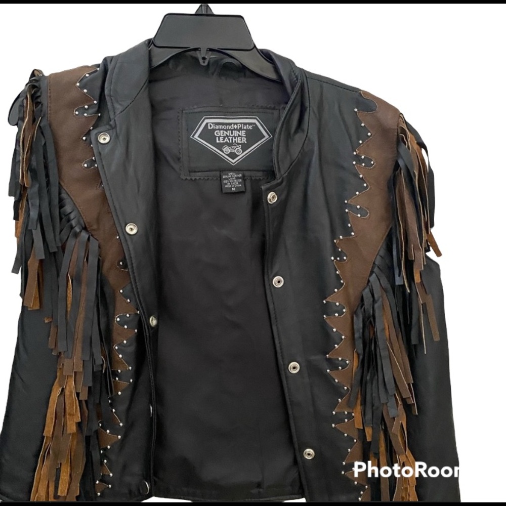 Biker vest never worn excellent condition.